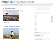 Tablet Screenshot of montriwongworawat.com